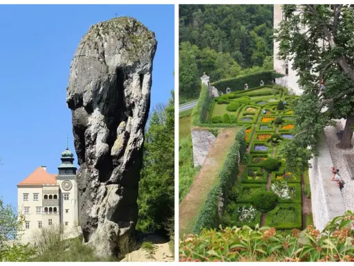 Maczuga Herkulesa, gdzie jest? Obok zamku i ogrodu w stylu francuskim.