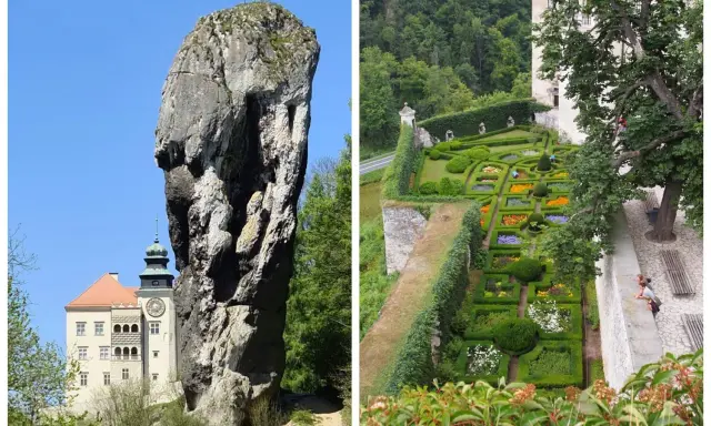Maczuga Herkulesa, gdzie jest? Obok zamku i ogrodu w stylu francuskim.